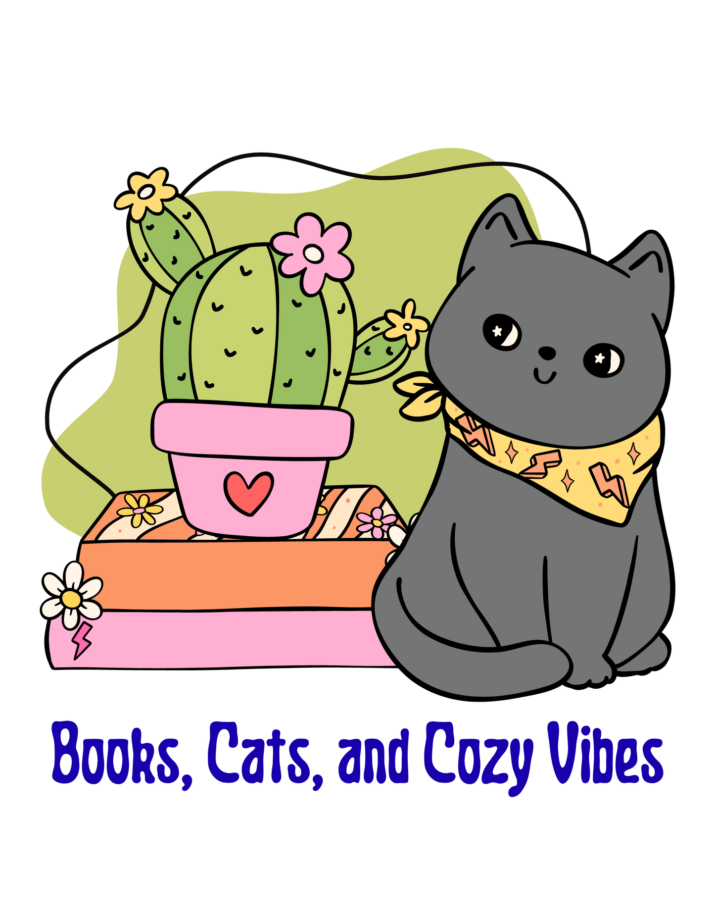 Girls cat love Crew Neck T-Shirt