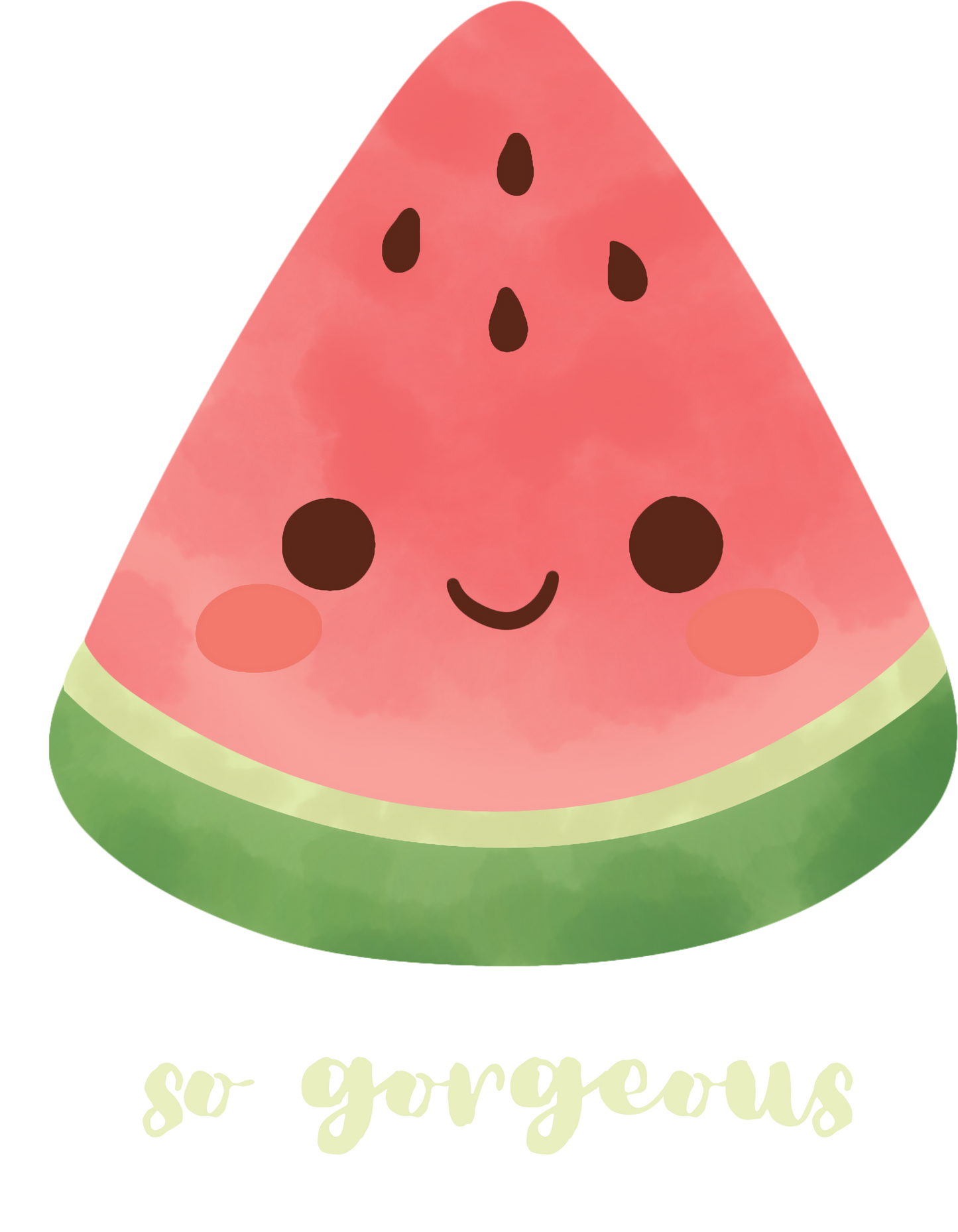 Girls Crew Neck watermelon T-Shirt