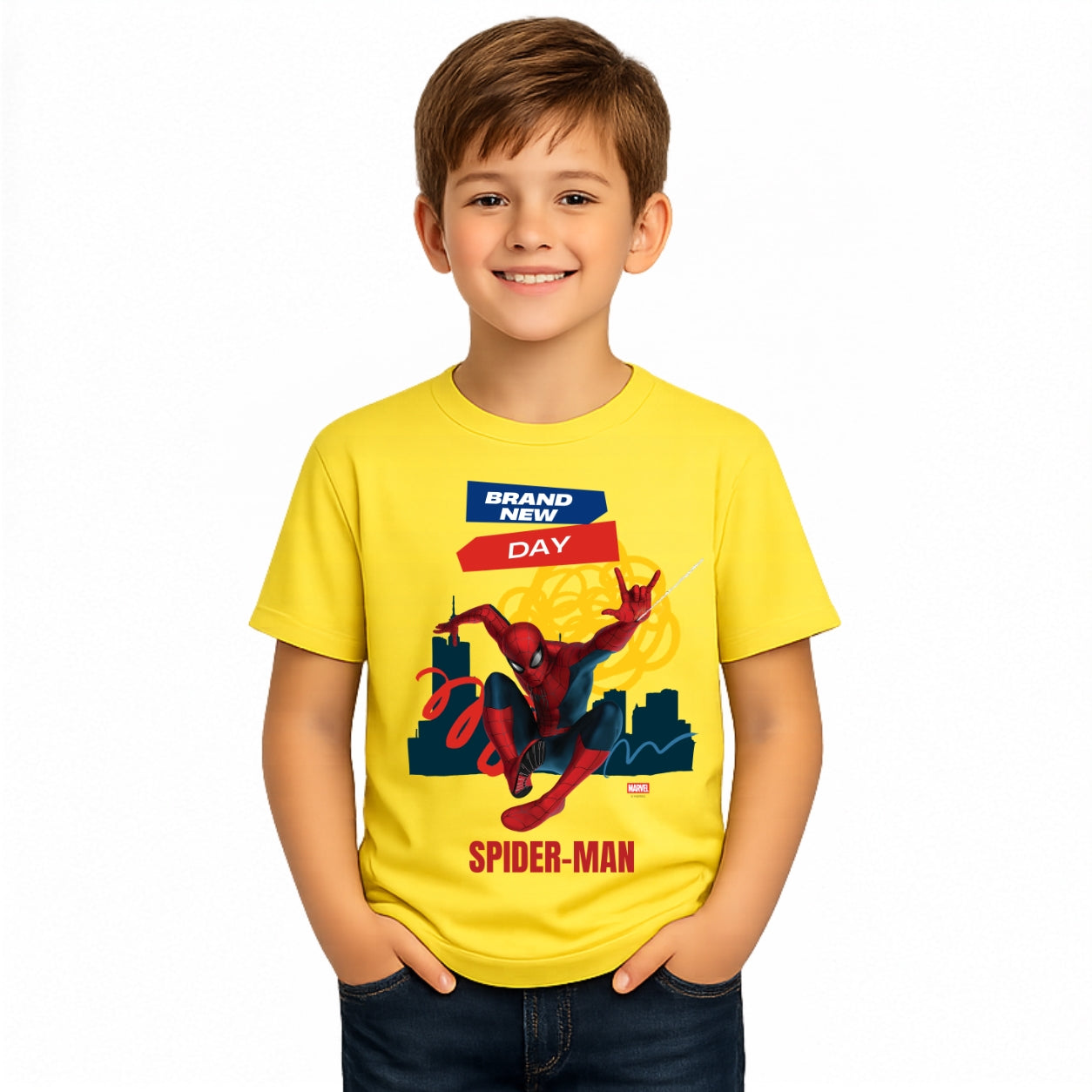 Boy's spiderman lover Crew Neck T-Shirt