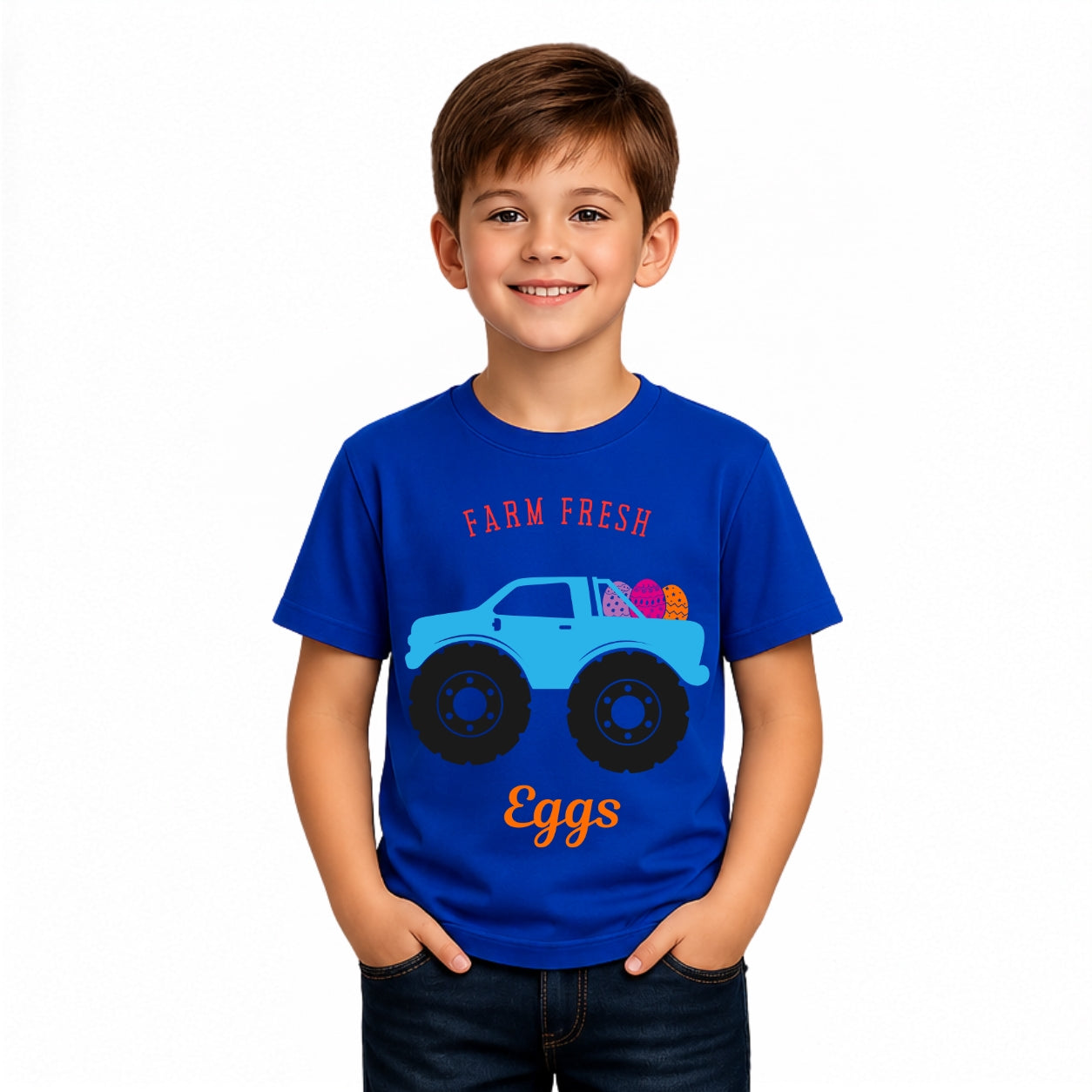 Boy's Farm love Crew Neck T-Shirt