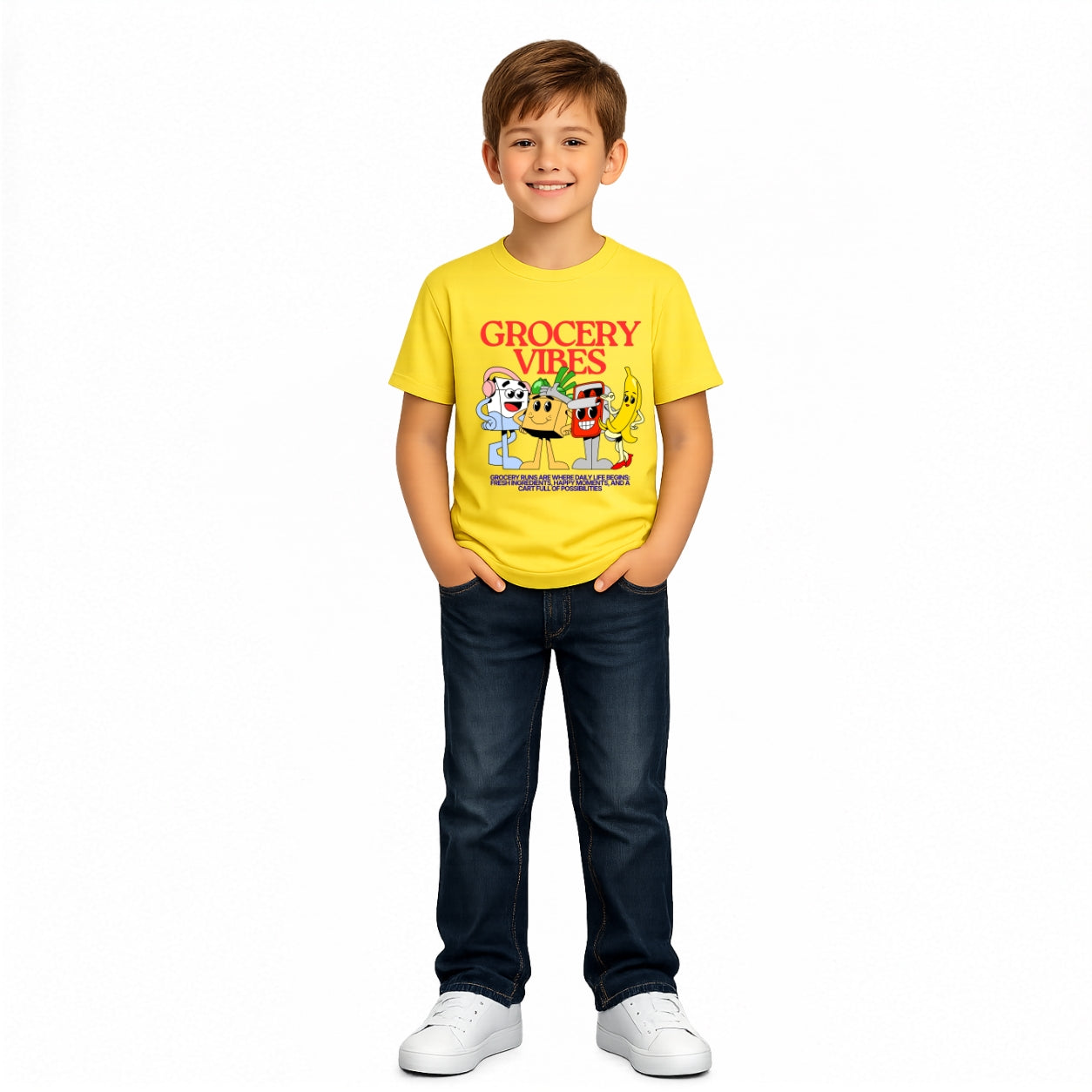 Boy's cool vibes Crew Neck T-Shirt