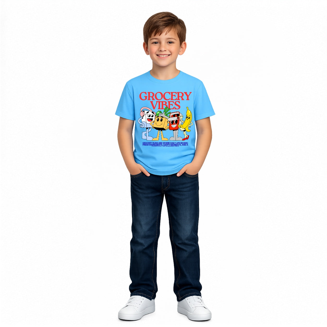 Boy's cool vibes Crew Neck T-Shirt