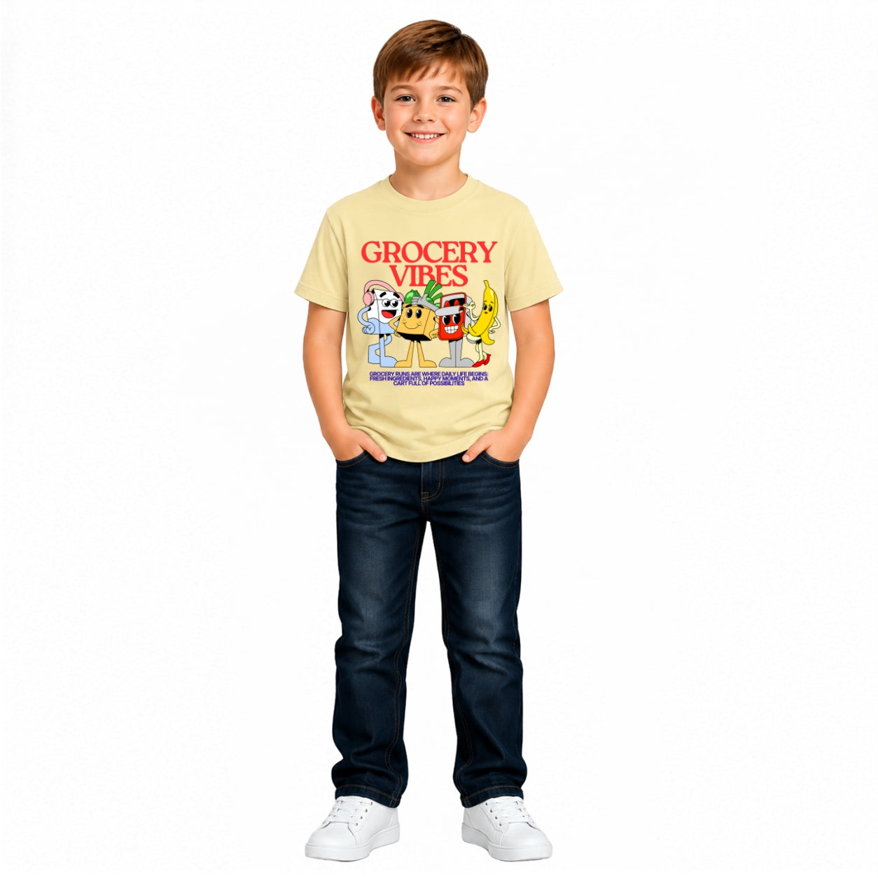 Boy's cool vibes Crew Neck T-Shirt