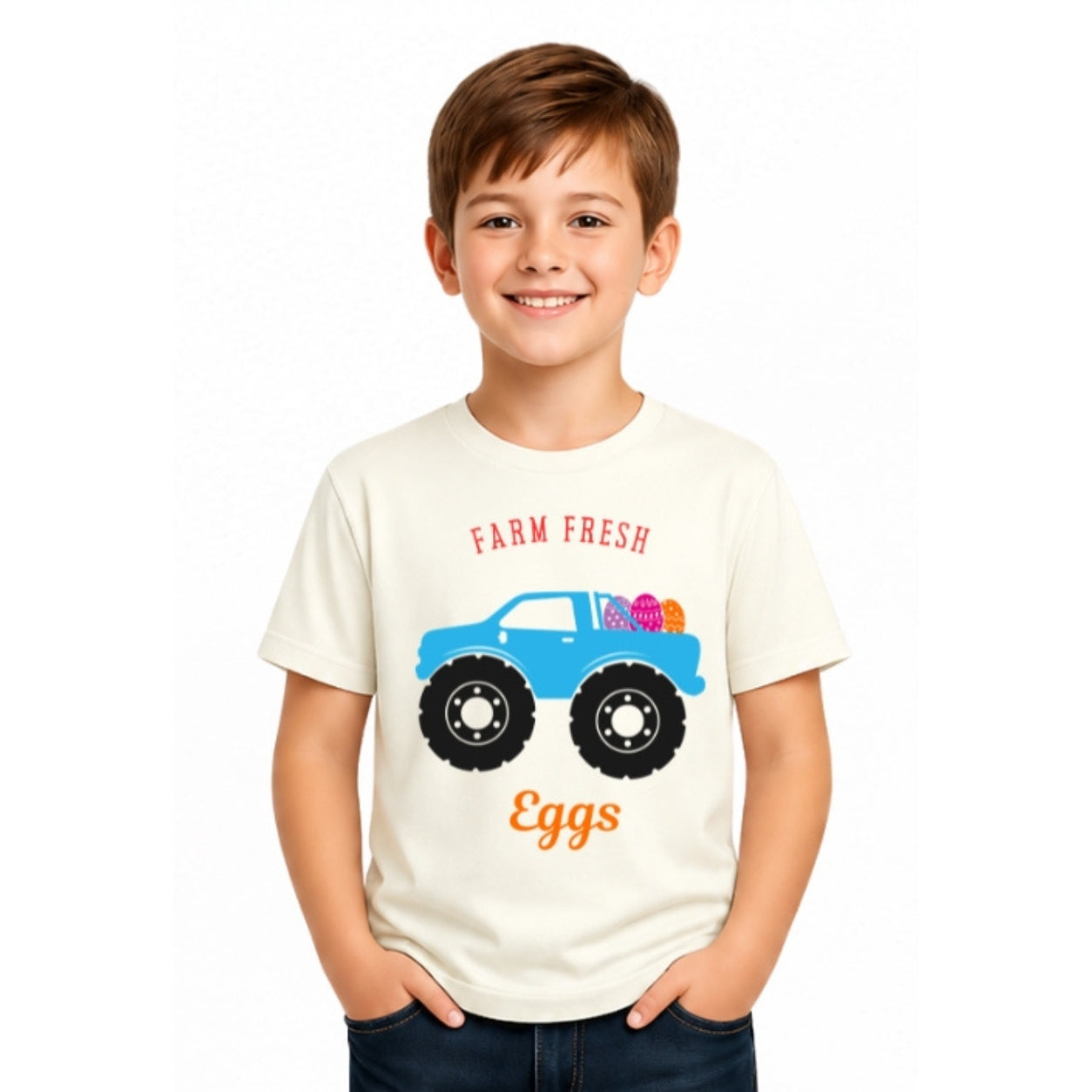 Boy's Farm love Crew Neck T-Shirt