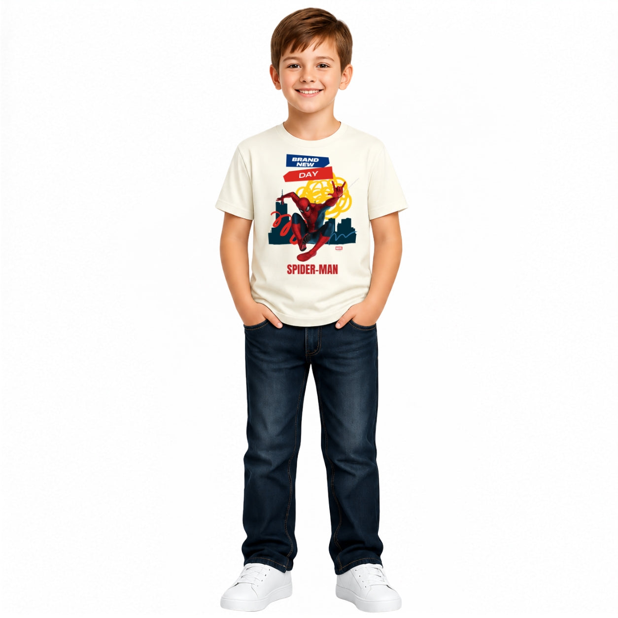 Boy's spiderman lover Crew Neck T-Shirt