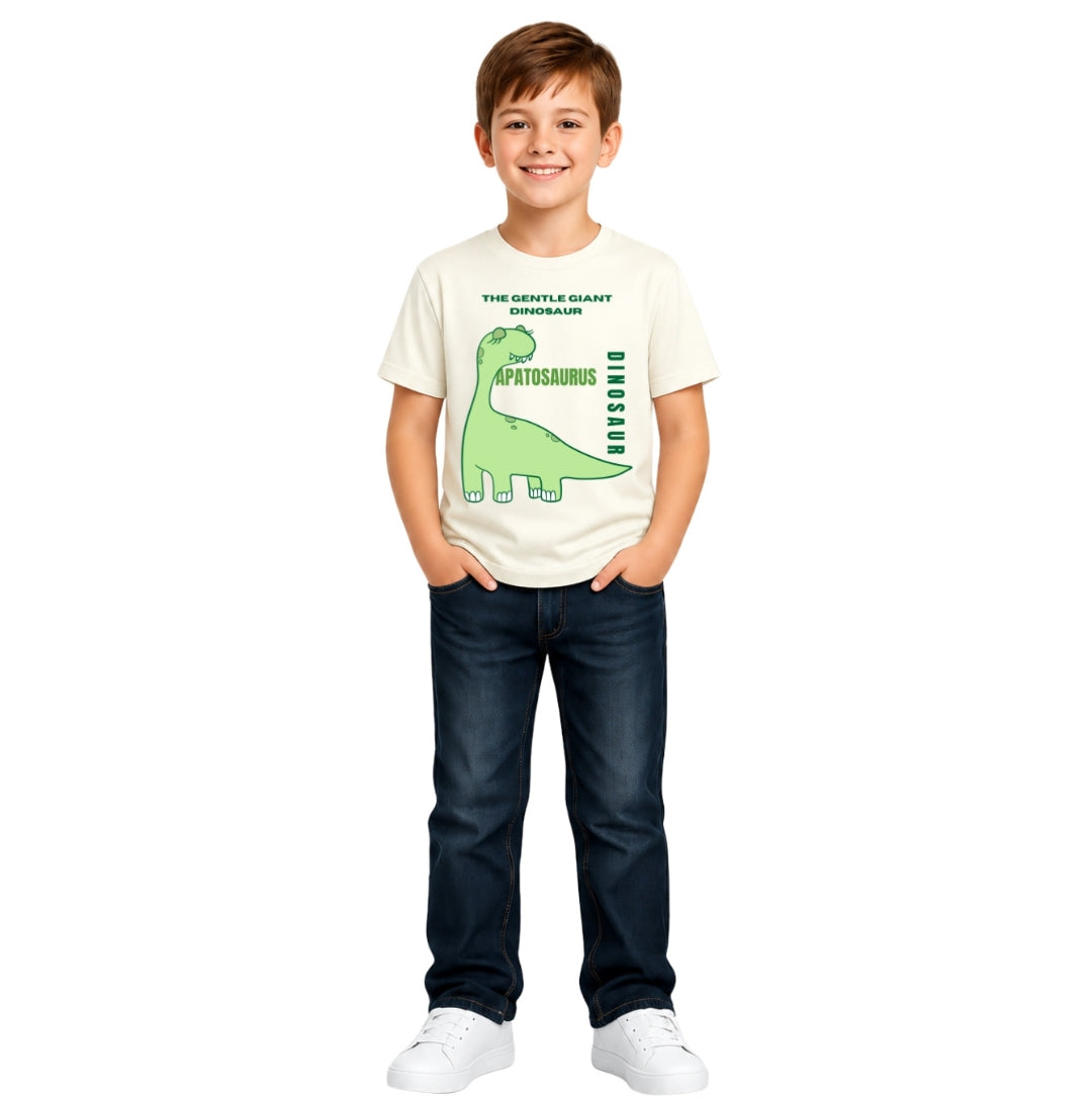 Boy's dinosaur Crew Neck T-Shirt