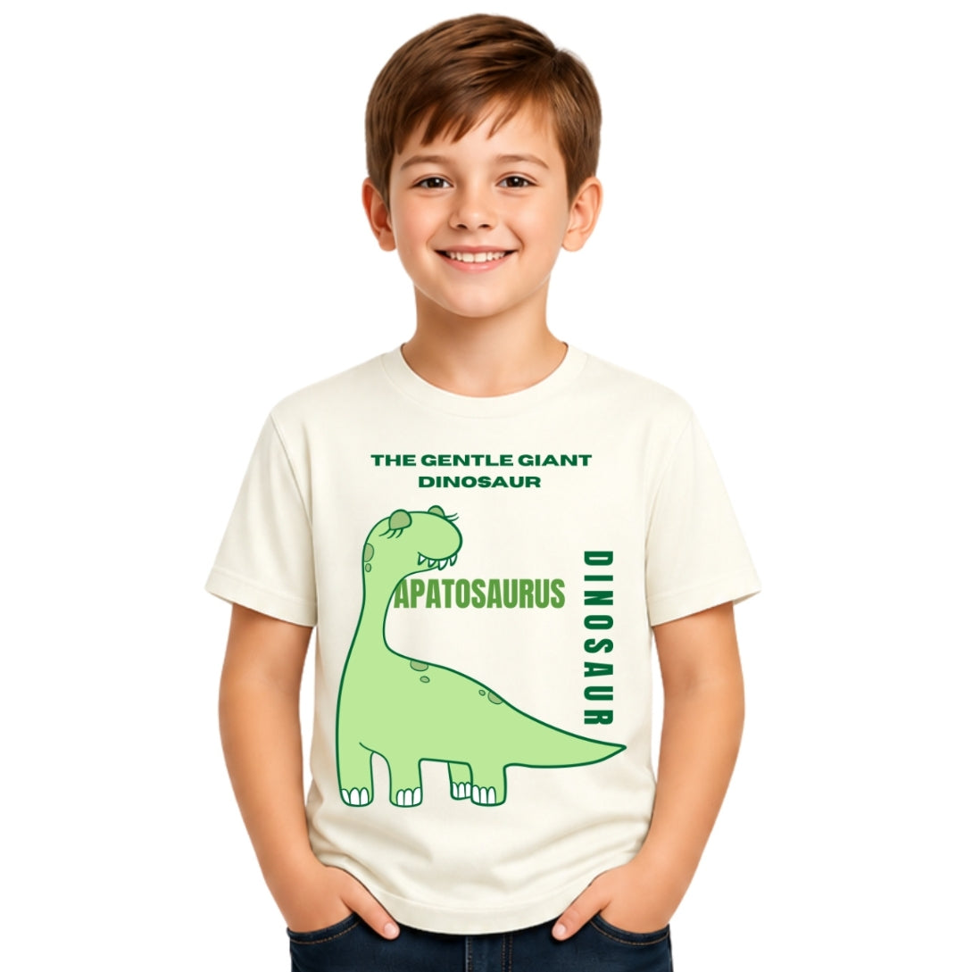 Boy's dinosaur Crew Neck T-Shirt