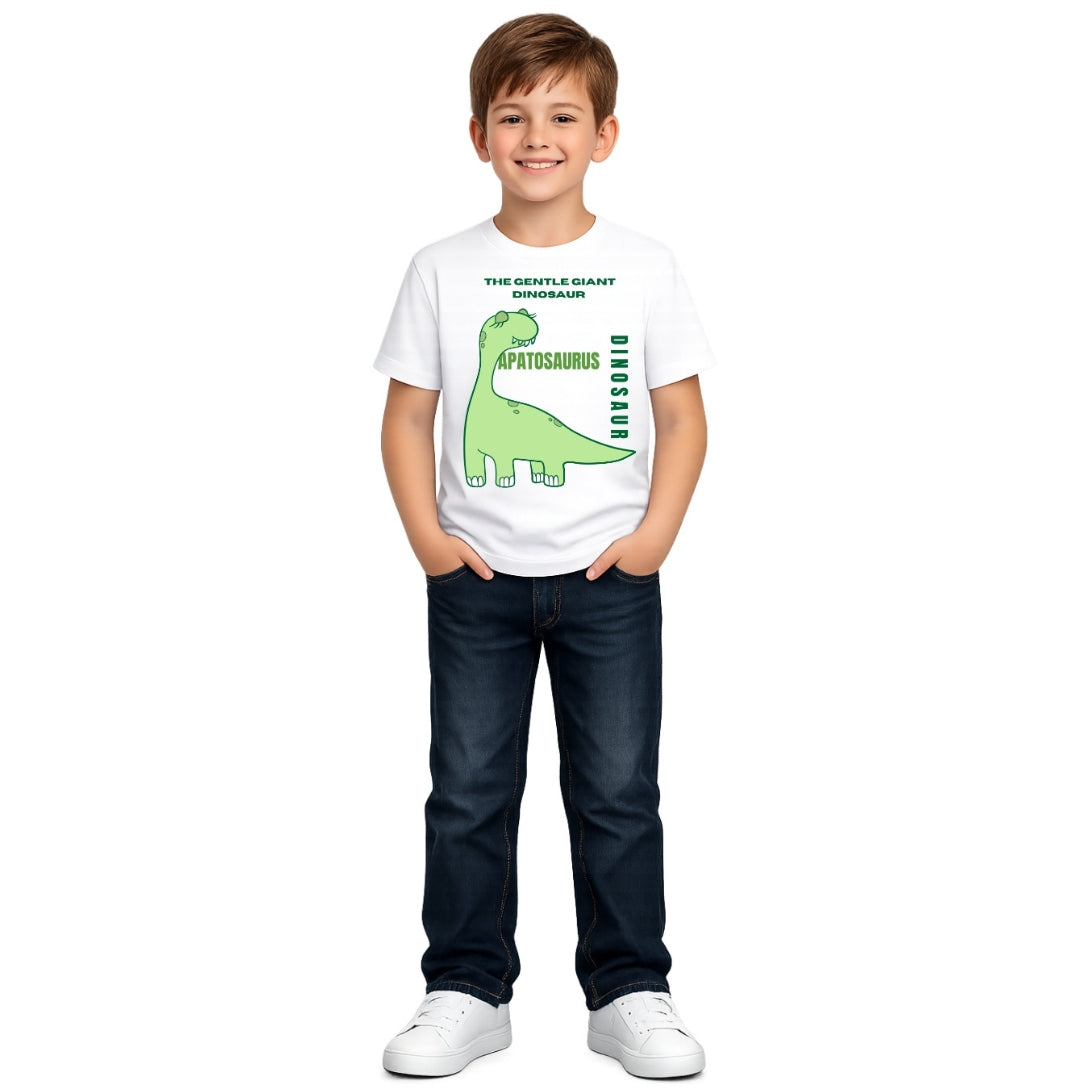 Boy's dinosaur Crew Neck T-Shirt
