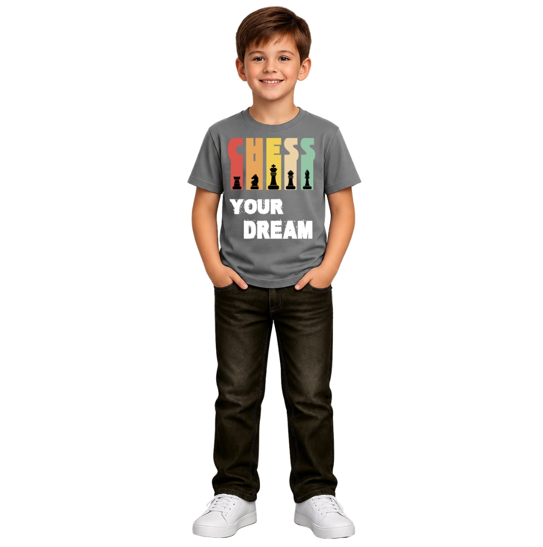 how to chess your dream Boy's Crew Neck T-Shirt