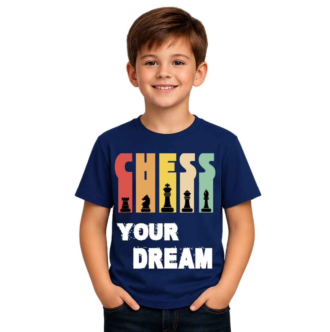 how to chess your dream Boy's Crew Neck T-Shirt