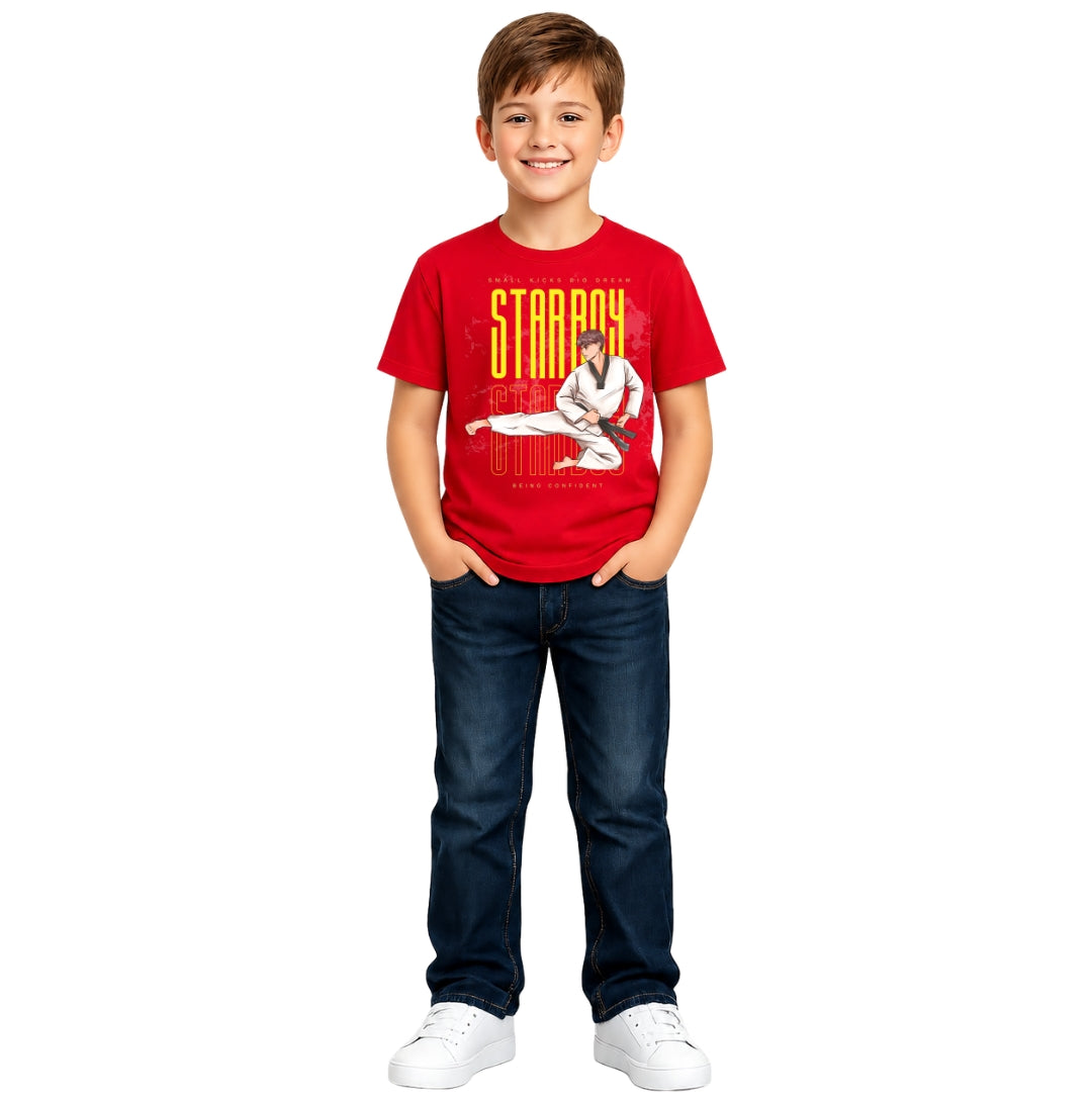star Boy's Crew Neck T-Shirt