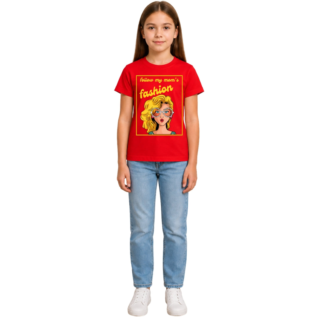 Girls fashion Crew Neck T-Shirt