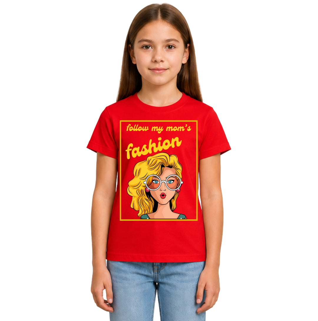 Girls fashion Crew Neck T-Shirt