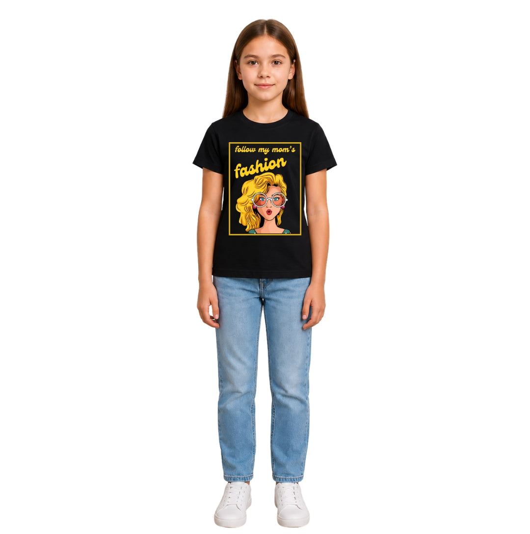 Girls fashion Crew Neck T-Shirt