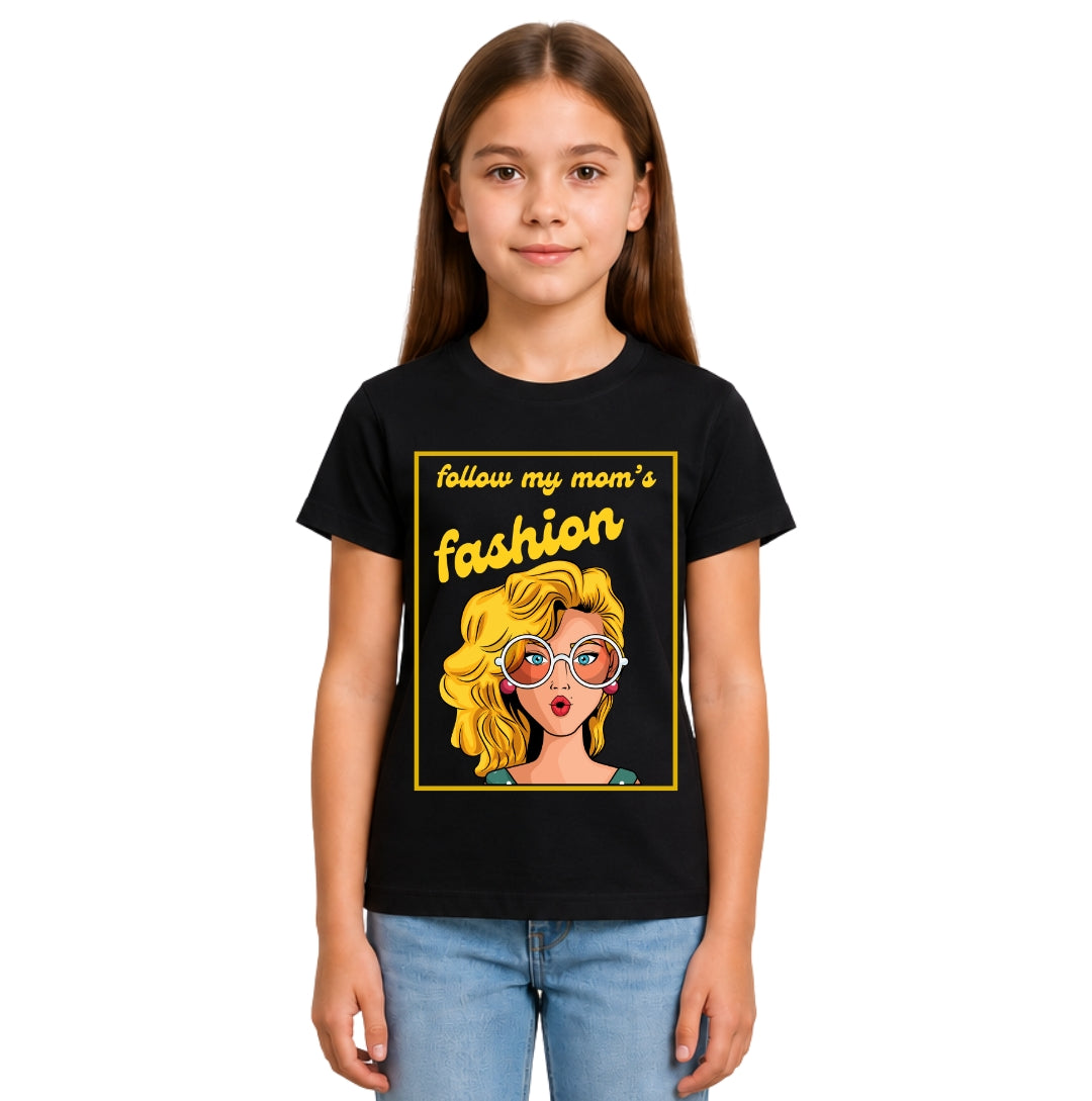 Girls fashion Crew Neck T-Shirt