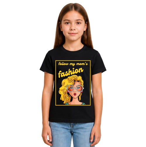 Girls fashion Crew Neck T-Shirt