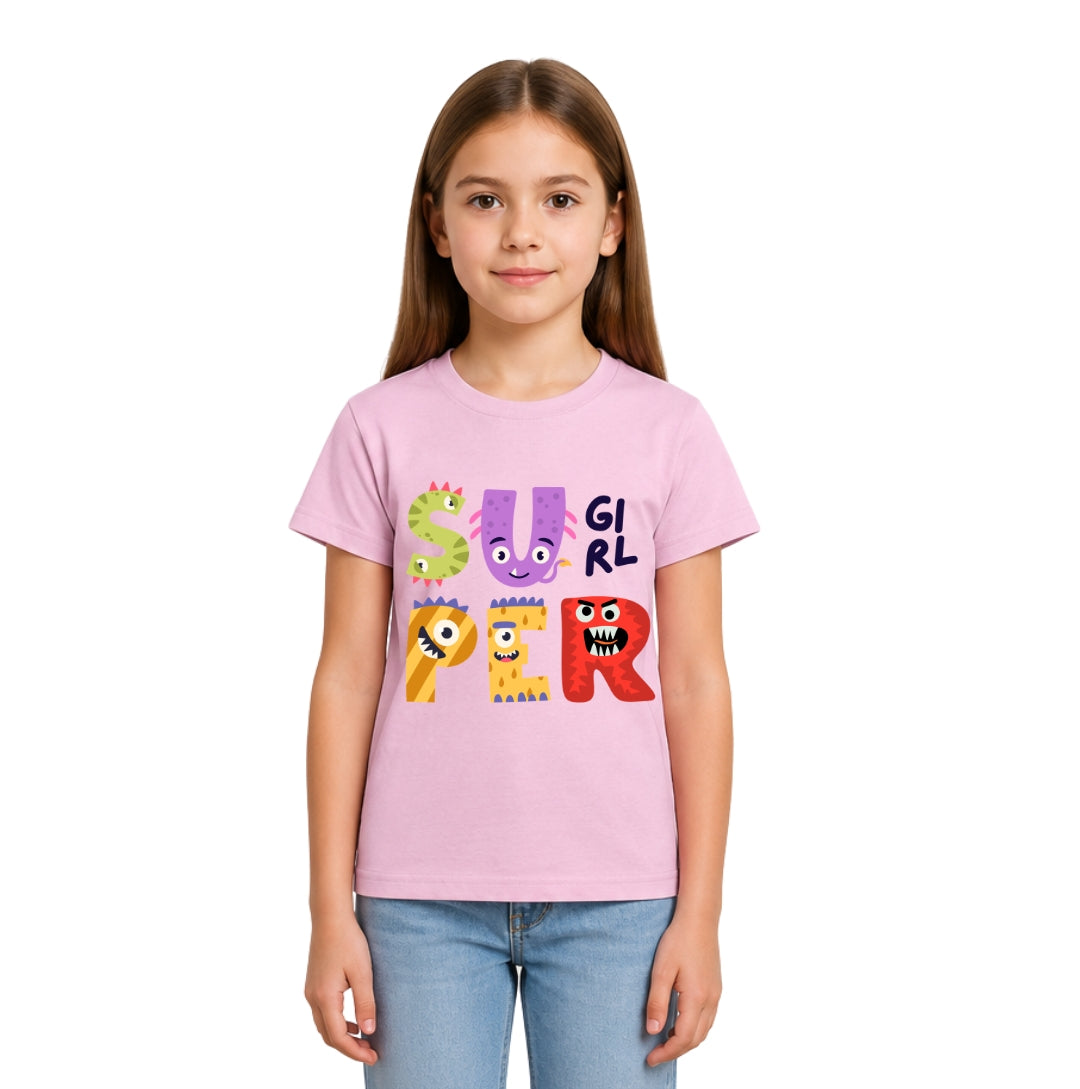 super Girls Crew Neck T-Shirt