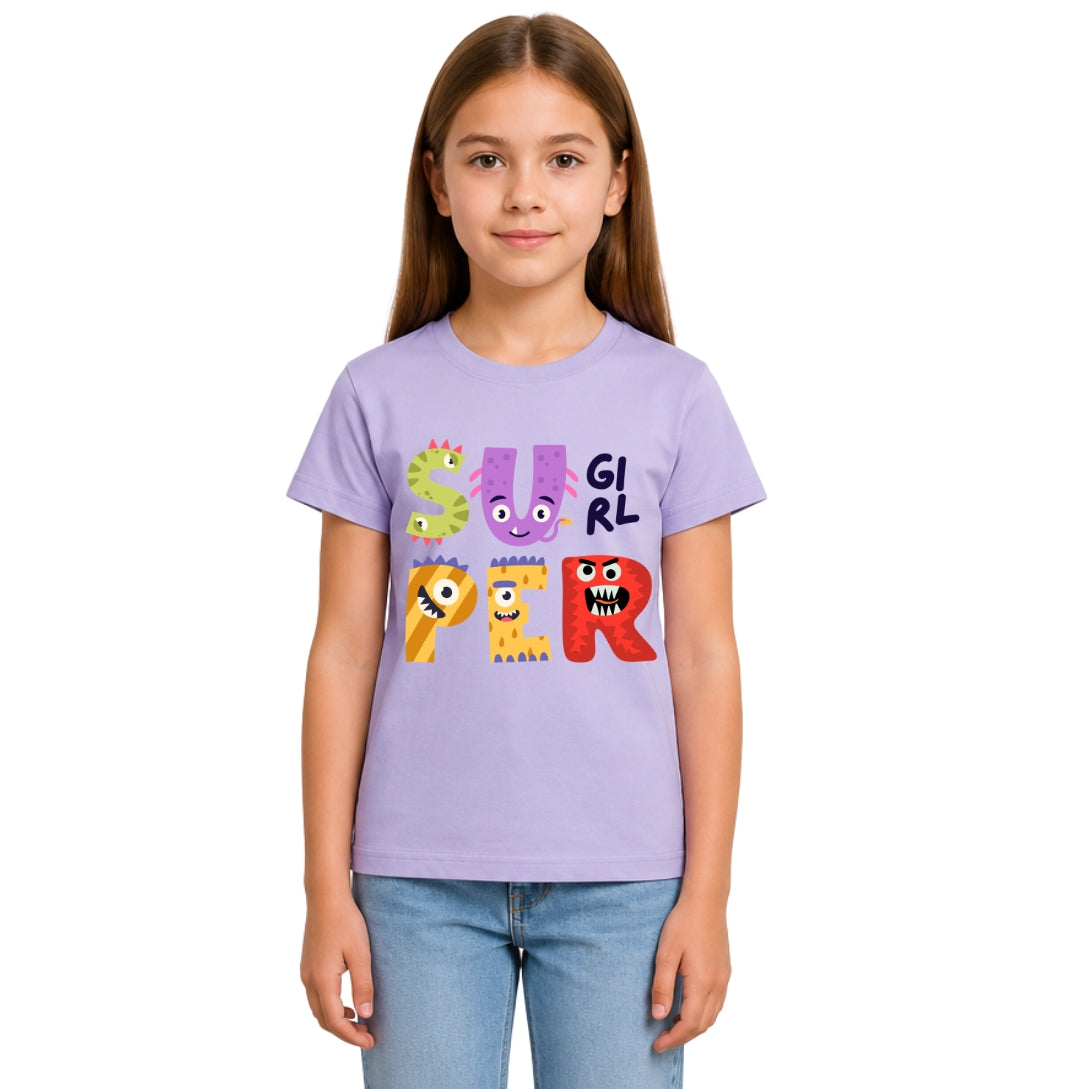 super Girls Crew Neck T-Shirt