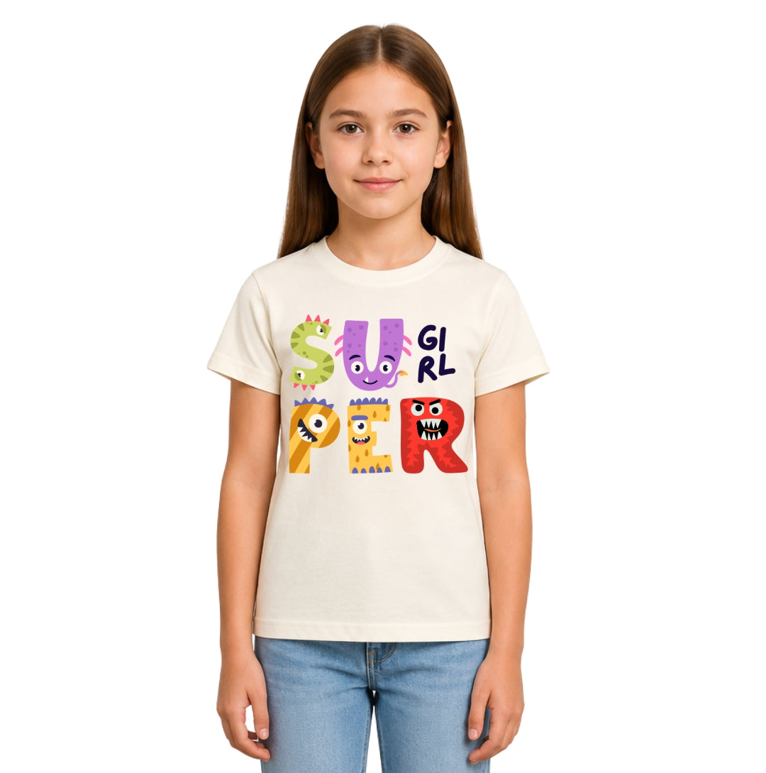 super Girls Crew Neck T-Shirt