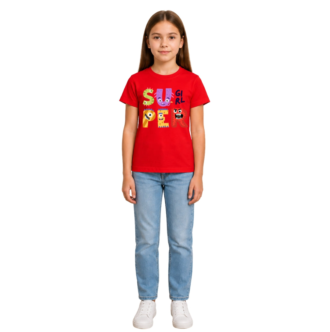 super Girls Crew Neck T-Shirt