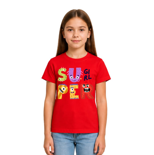 super Girls Crew Neck T-Shirt