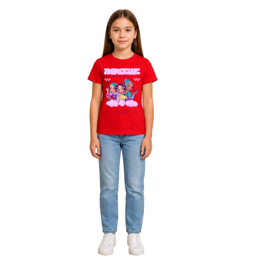 Girls Crew Neck T-Shirt