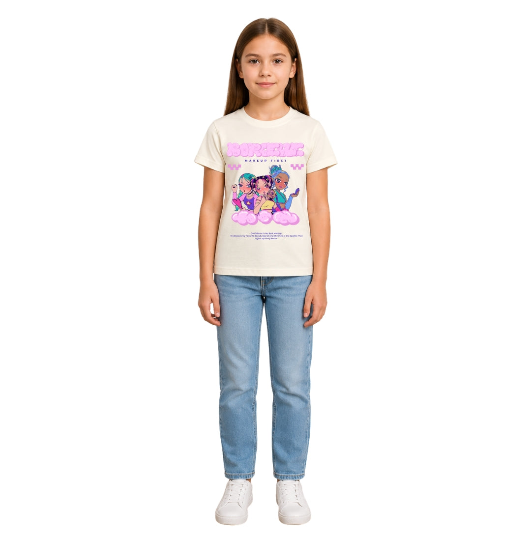 Girls Crew Neck T-Shirt