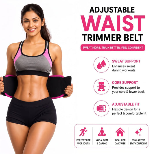 Adjustable Waist Trimmer Belt – Slim Fit Body Shaping Belt