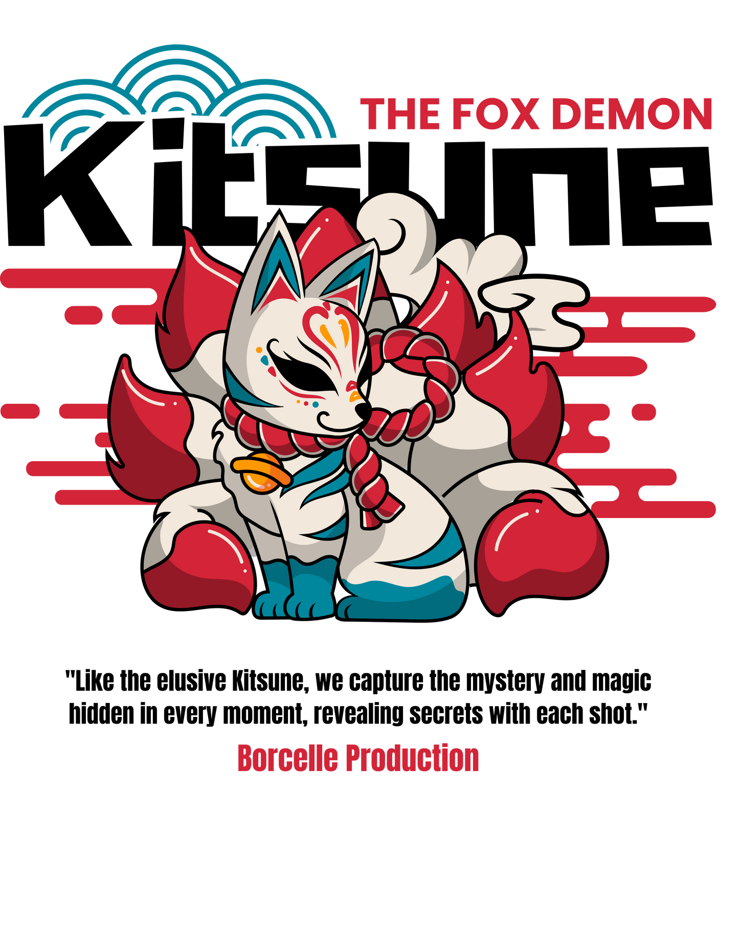 Boy's kitsune Crew Neck T-Shirt