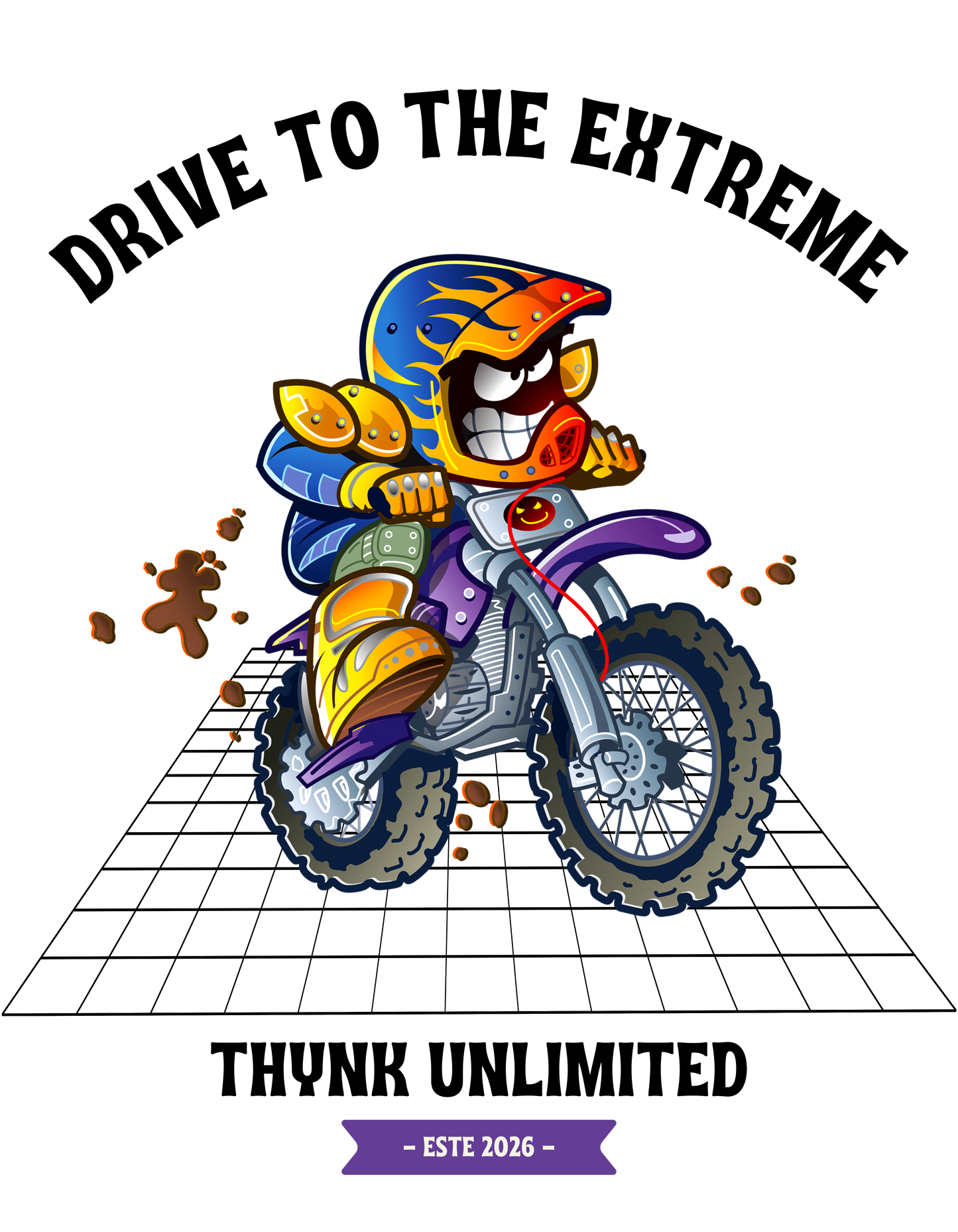 Boy's Bike Rider Crew Neck T-Shirt