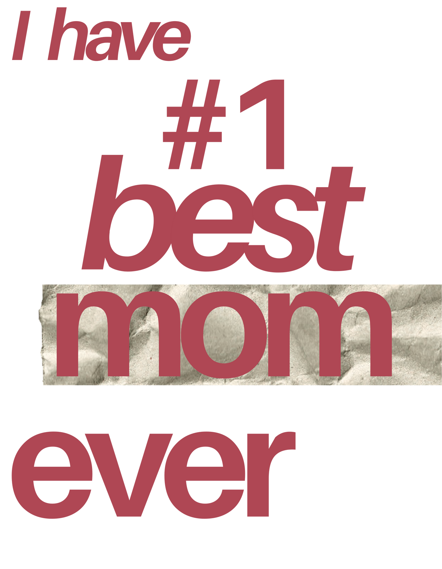 Girls' best mom ever Crew Neck T-Shirt